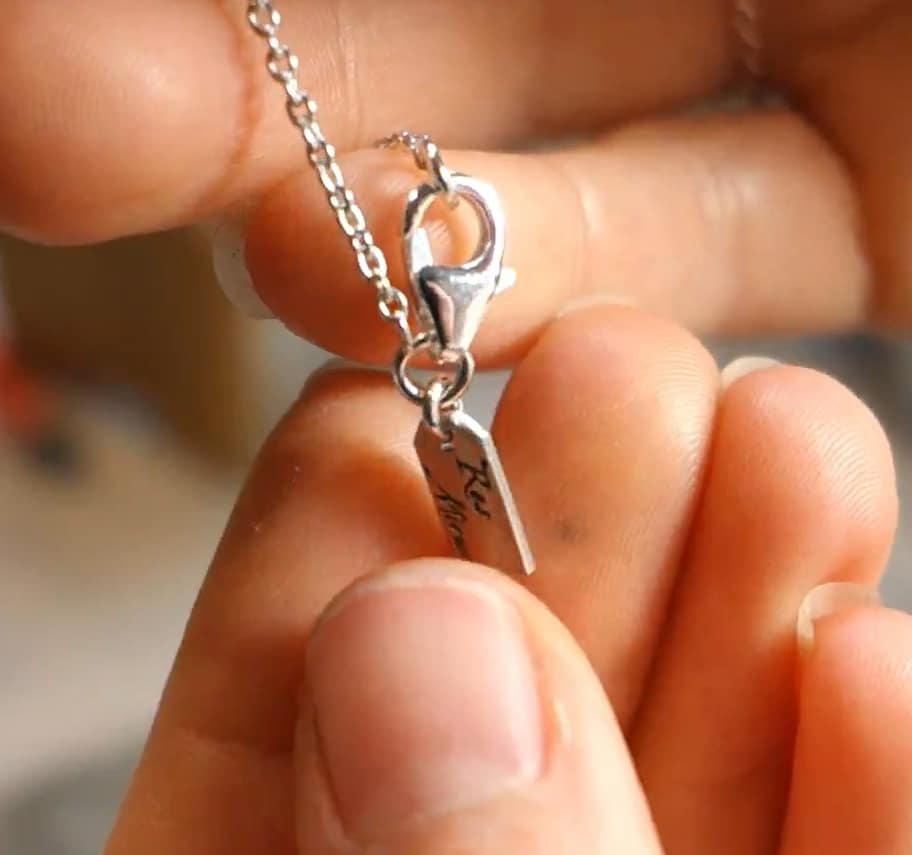 Notre chaîne argent made in France fabrication en vidéo Res Mirum